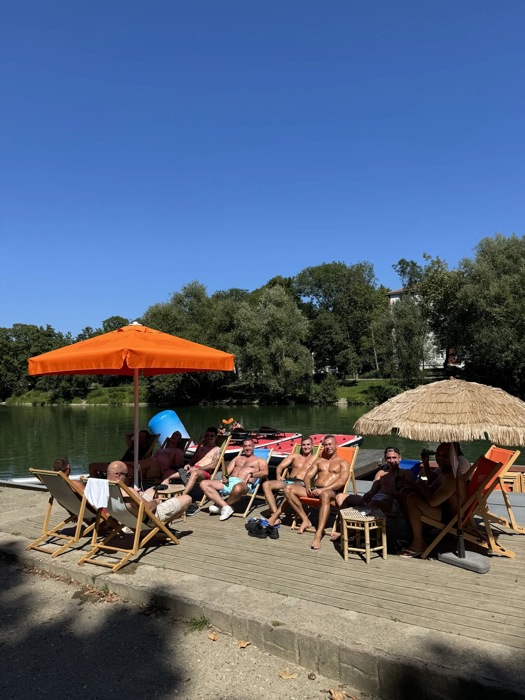 Paddle en pleine nature sur les bords de la Marne